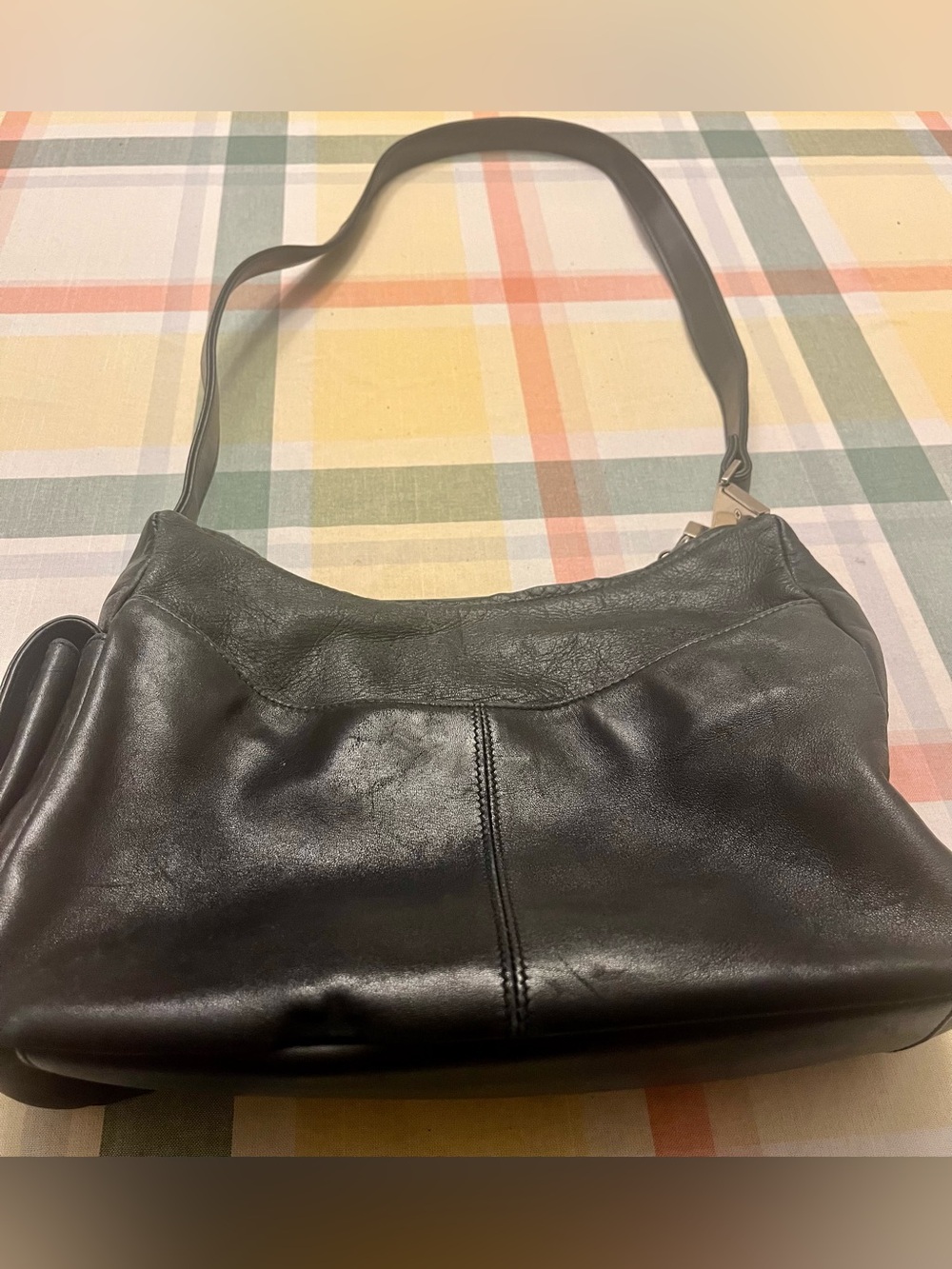 👜 Y2K 🔺Liz Claiborne Black Leather Handbag
